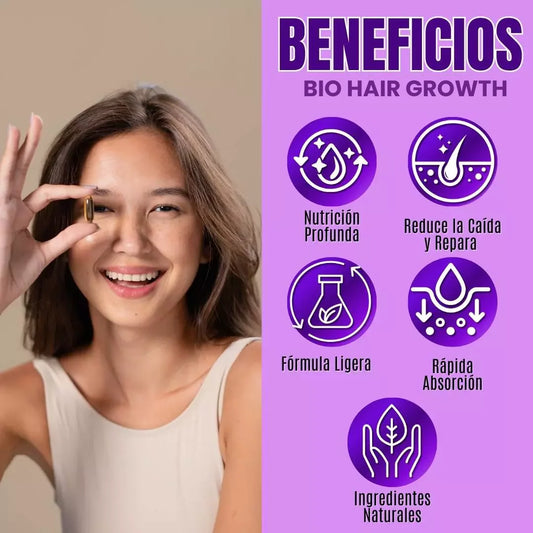 Bio Hair Growth® - Recupera y Fortalece el Cabello + Envío Gratis