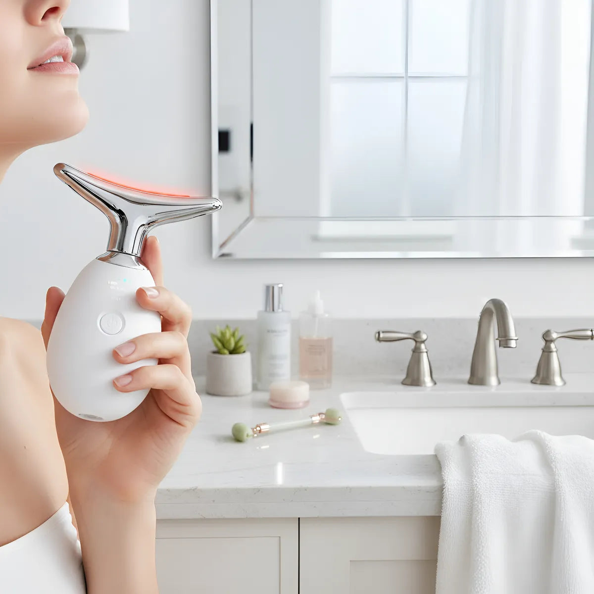 Masajeador Facial Antiedad – Reafirma, Tonifica y Rejuvenece tu Rostro + Envío Gratis