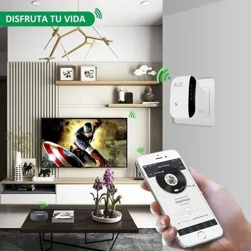 Repetidor WiFi Amplificador De Señal 300mbps Router 3 En 1