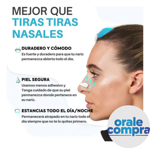 Dilatador Nasal Antirronquido Para Dormir Mejor
