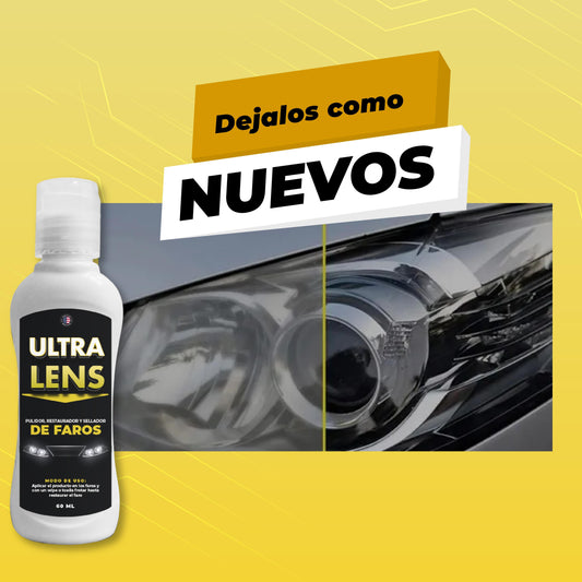Kit Restaurador De Faros De Coche Eliminador De Opacidad Y Amarillento Sin Pulir