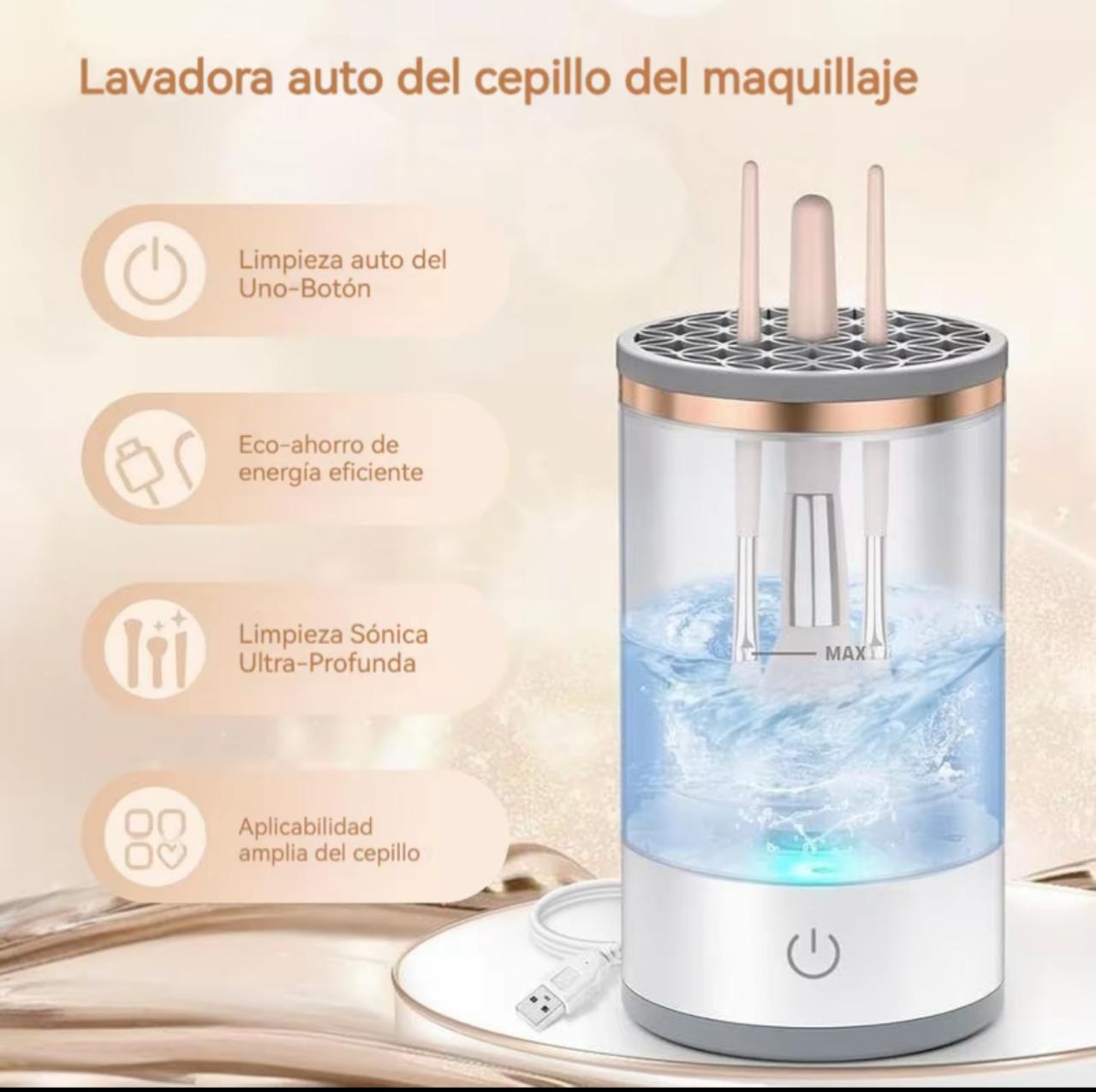 Limpiador y Secador de Brochas Eléctrico Profesional USB + Envío Gratis