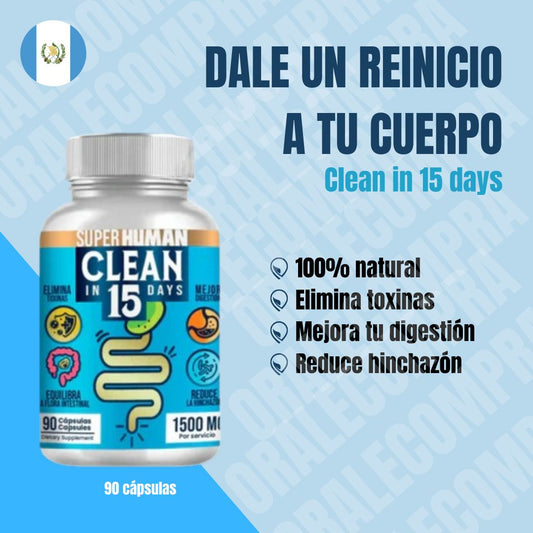 Detox Estomacal En 15 Días Super Human + Envío Gratis